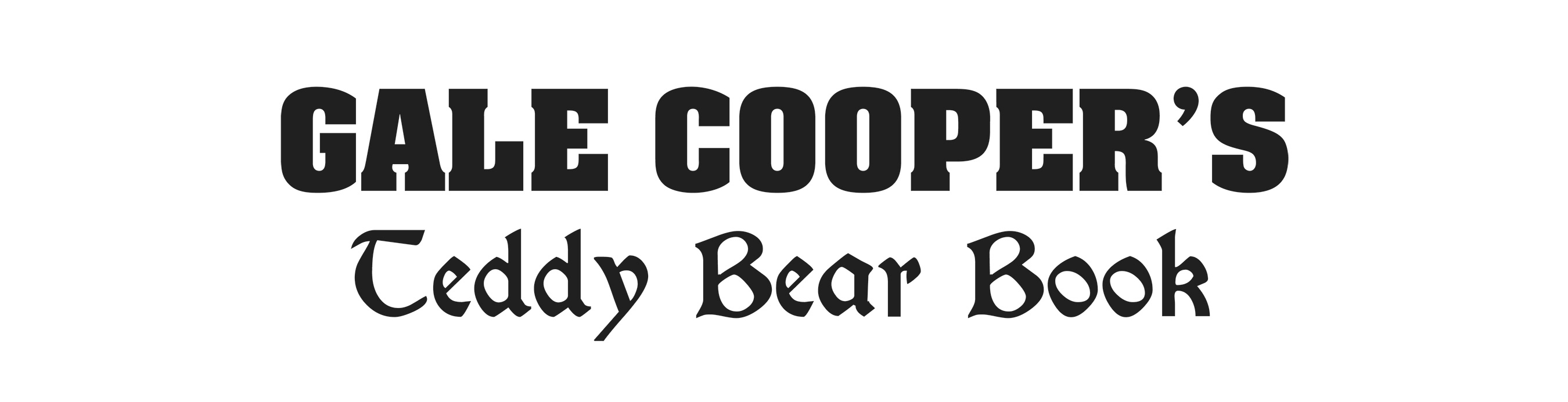 Gale Cooper's Teddy Bear Book